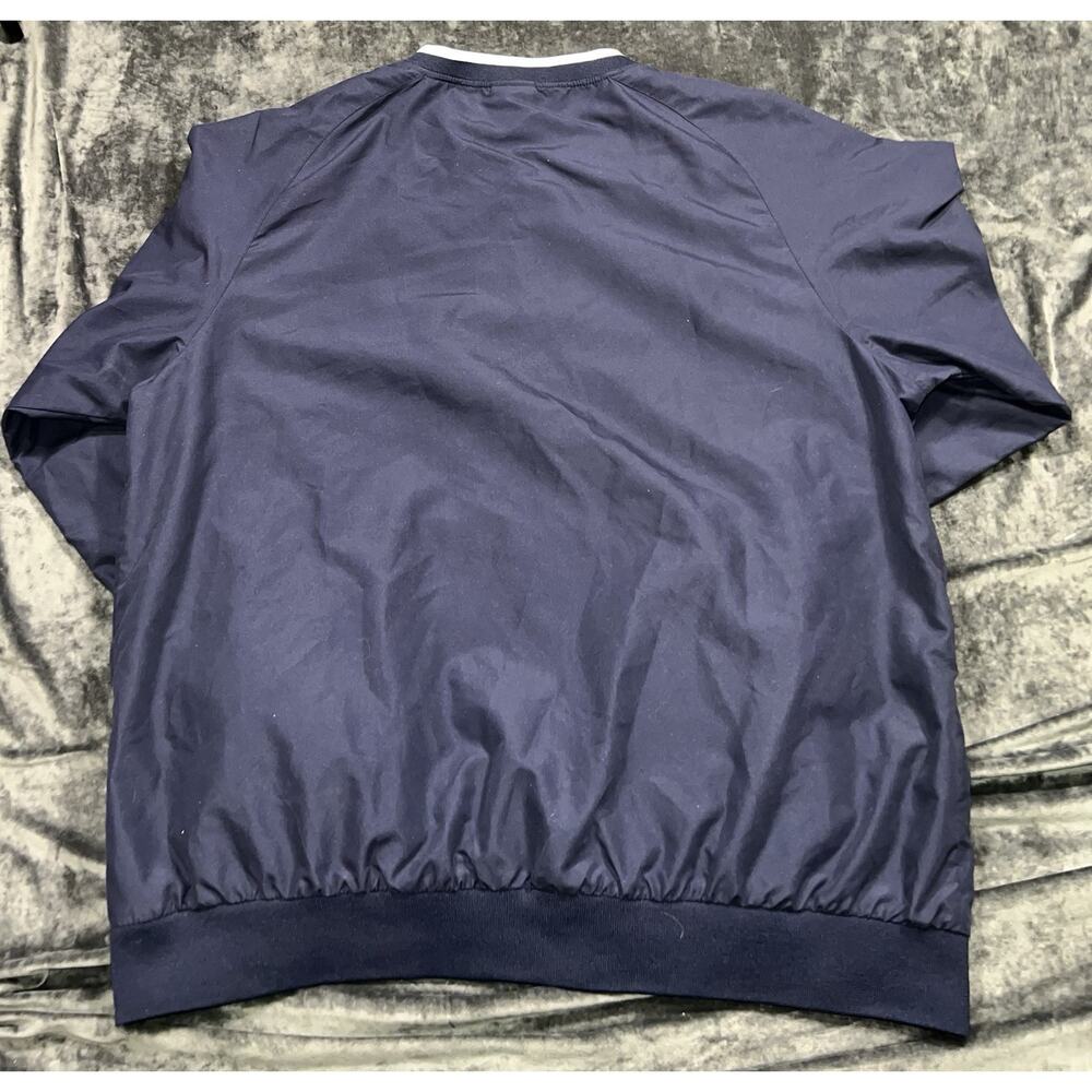 Dallas Cowboys Pullover Windbreaker 2XL Navy White V Neck NFL Authentic Apparel - Picture 5 of 7